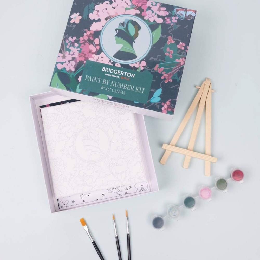 Bridgerton Paint by Number Kit | Izzy & Liv | Netflix